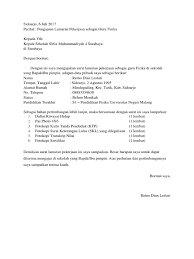 Jenderal gatot subroto no 17b rt 01 rw 02 kota kendari telp : 1 Surat Lamaran Muhammadiyah 4