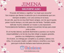 Nombre Jimena Significado Y Origen Bebetones Com