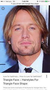 Triangle Face Shape Is Very Wide At The Chin And Narrow At The Forehead Adding Height An Width To The Face Shape Hairstyles Men Square Face Shape Face Shapes