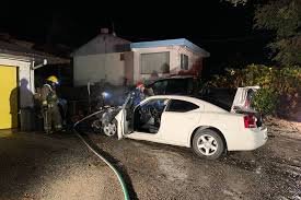 The quick and precise action of air bombers and firefighters on the. Osoyoos Fire Department Knock Down Car Fire Near House Penticton Western News