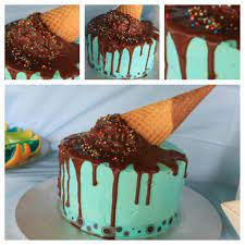 Pin By Kerrie R On Baby Shower Boy Ice Cream Cake Sweets Cake Ice Cream Birthday Party