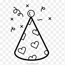 Party Hat Birthday Party Hat Drawing Hat Angle Hat Png Pngegg Drawn illustration of cat in party hat. party hat birthday party hat drawing
