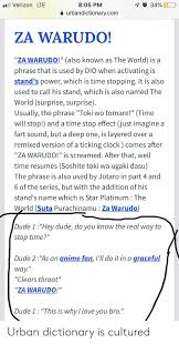 Fortnite all dances and emotes list. Ll Verizonlte 7o 34 805 Pm Urbandictionarycom Za Warudo Za Warudo Also Known As The World Is A Phrase That Is Used By Dio When Activating Is Stand S Power Which Is Time
