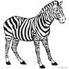Click the download button to see the full image of zebra coloring. 1