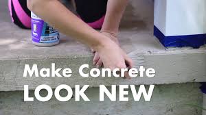 Looking for suggestions to hide the concrete of front porch/steps. Front Stoop Makeover Easy Diy With Beyond Paint Weatherproof Youtube