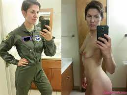 Female military nudes