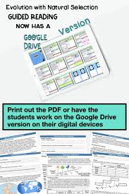 Evolution Through Natural Selection Guided Reading Distance Learning In 2020 Guided Reading Middle School Science Activities Expository Text