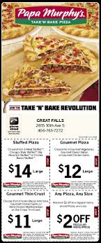 Get 50 papa murphy's coupons and promo codes for 2021. Papa Murphy S Take Bake Pizza Coupons