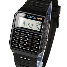 Collection de vincent devolder coralie trenteseaux. Casio Ca 53w 1er Standard Montre Mixte Quartz Digital Cadran Lcd Bracelet Resine Noir Retour Vers Le Futur