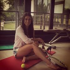 Her mother introduced her to tennis when she was four years old. The Lovely Sorana Cirstea Sports Women Celebrity Feet Mirror Selfie