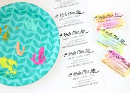 Get square personalized business cards or make your own from scratch! Diy It Watercolor Business Cards A Kailo Chic Life