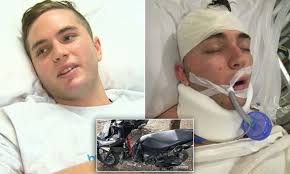 Australian tourist returns home after Bali motorbike crash