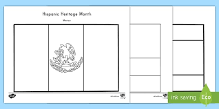 The colors on new mexico's state flag are the red and yellow of old spain. Hispanic Heritage Month Flag Coloring Sheets Teacher Made