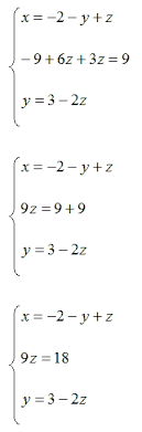 Infatti nell'equazione a x + b y + c = 0 con a, b = 0 per ogni numero x ssato esiste una (ed una sola) soluzione y dell'equazione. Metodo Di Sostituzione Sistemi Di Tre Equazioni In Tre Incognite