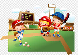 En un deporte la idea es ganar, pero en los. Tres Juegos Infantiles De Beisbol Campo De Beisbol De Dibujos Animados Para Ninos Ninos De Beisbol Deporte Feliz Cumpleanos Vector Imagenes Los Ninos Png Pngwing