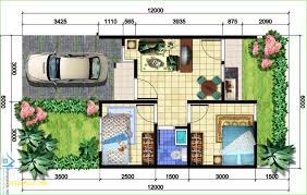 Jika memiliki rumah dua lantai, namun tidak punya cukup ruang untuk taman indoor, manfaatkan saja area bawah tangga untuk taman mini. 30 Gambar Denah Rumah Minimalis 2021 Lengkap Dengan Sketsa