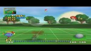 The player with the best score after up to 18 courses wins the tournament. Mario Golf Gameplay Nintendo 64 Youtube
