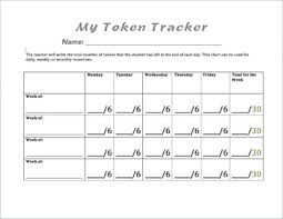 token tracker behavior chart