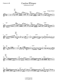 Find your perfect arrangement and access a variety of transpositions so you can print and play instantly, anywhere. Careless Whisper Clarinet Sheet Music Advanced Level George Michael