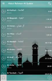 Quran Mp3 Abdul Rahman Al Sudais For Android Apk Download