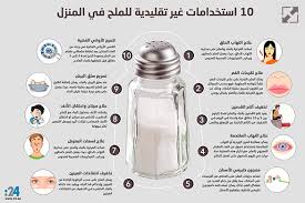إنفوغراف 10 استخدامات غير تقليدية للملح في المنزل مجلة رجيم