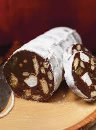 Saucissons De Chocolat Ricardo Recipe Desserts Chocolate Sausage Recipe Food