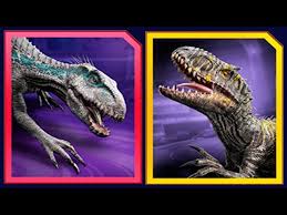 This superhybrid is easily aggravated and will swiftly decimate creatures infringing on it's territory, even after it has been fed. Indoraptor Gen 2 Vs Indominus Rex Gen 2 Jurassic World Alive Youtube