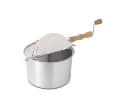 You need compatible pots, induction cooktop uses iron and stainless steel. Whirley Pop Stovetop Popcorn Maker Williams Sonoma