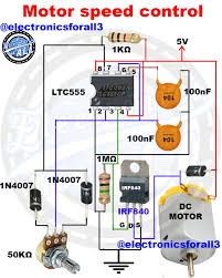 Motor Speed Control Electronics Mini Projects Basic Electronic Circuits Electronic Circuit Projects