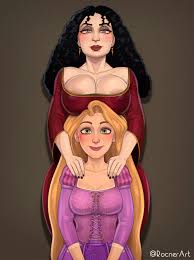 Mother Gothel x Rapunzel (Tangled) 