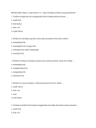 Maybe you would like to learn more about one of these? Soal Pjok 1