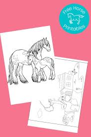 Free printable horse coloring pages. Free Printable Horse Coloring Pages Crafts Kids Love
