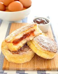 Jam Jelly Doughnut French Toast Recipe Recipetin Eats Jelly Doughnuts Cinnamon French Toast