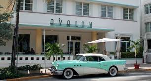 Collins avenue e washington avenue. Art Deco District Quartier De Miami Beach En Floride