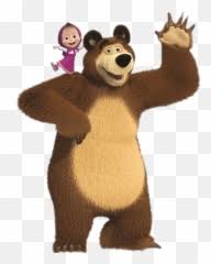 Masha and the bear has been able to find the precise point in clowning where there is no violence. Masha And The Bear Png Images