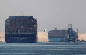 In this grab taken from rtl video, a view of huge container ship, ever. Shodaxxdgonipm