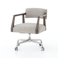 Whatever your setup, make sure it's comfortable and healthy. Tyler Mid Century Modern Upholstered Office Desk Chair Zin Home