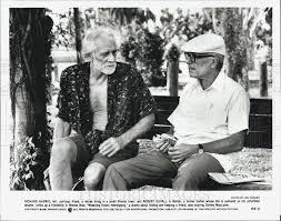 Richard Harris Robert Duvall Wrestling Ernest Hemingway Movie 1993 vintage  promo photo print - Historic Images