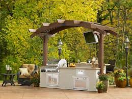 Common kitchen layouts include the following plans: Optimizing An Outdoor Kitchen Layout Hgtv