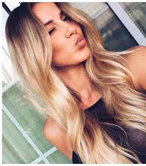 A great match for brunettes with ombre/balayage. 1b 16 Sunset Blonde Caramel Tape Balayage Hair Extensions Pure Tape Hair Extensions