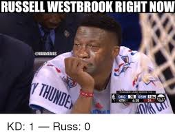 Discover the magic of the internet at imgur, a community powered entertainment destination. Russell Westbrook Right Now Ythunden Thunder Lead Series 1 0 Sw 104 4th 638 Kd 1 Russ 0 Meme On Me Me