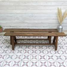 Paire De Bancs Brocanteandco Boutique En Ligne De Brocante Mobilier De Salon Table De Ferme Ancienne Decoration Maison
