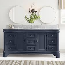 Installing double sink bathroom vanities in your bathroom seems to be a challenging job. Rayshawn 72 Double Bathroom Vanity Set Reviews Birch Lane