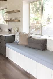 Gorrivan said, he almost always has banquettes upholstered in a fabric that's suitable for indoor. Kitchen Chronicles Upholstered Bench Seating