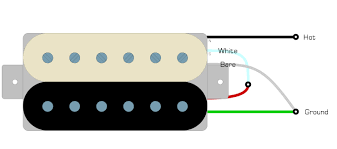 The pickup were wound with #42 plain enamel wire. Les Paul Wiring Diagram Humbucker Soup