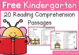 We have lots of activity sheets about many different topics. Free Kindergarten Reading Comprehension And Questions By Teaching Biilfizzcend