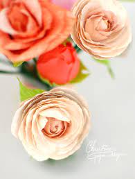 Diy Paper Flowers Delicate And Soft Paper Ranunculus Handmade Flowers Paper Paper Flowers Paper Flowers Diy