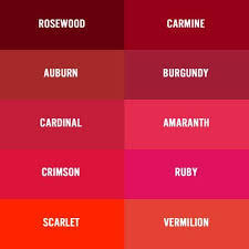There Are Several Names For Burgundy Wine Maroon Crimson