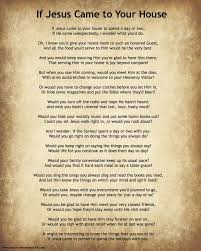 If Jesus Came To Your House Jpg 1 586 1 983 Pixels Jesus Christian Quotes Poems