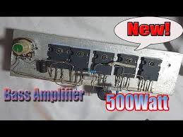 In this post, we'll break down the differences between a. How To Make Bass Amplifier 500w With 4transisstor 2sc5200 And 2sa1943 Diy Bass Amplifier Youtube Amplifier Amplifier Circuit Bass